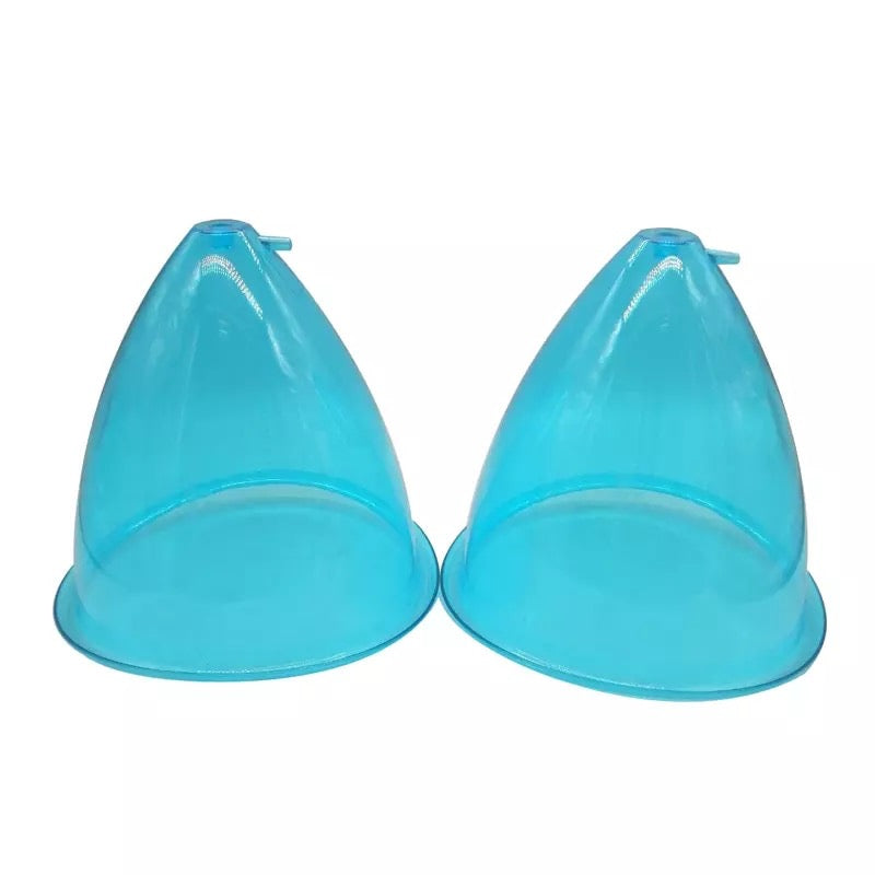 Two Blue Color Extra Large Cups for Butt Lifting Vacuum Therapy Machine