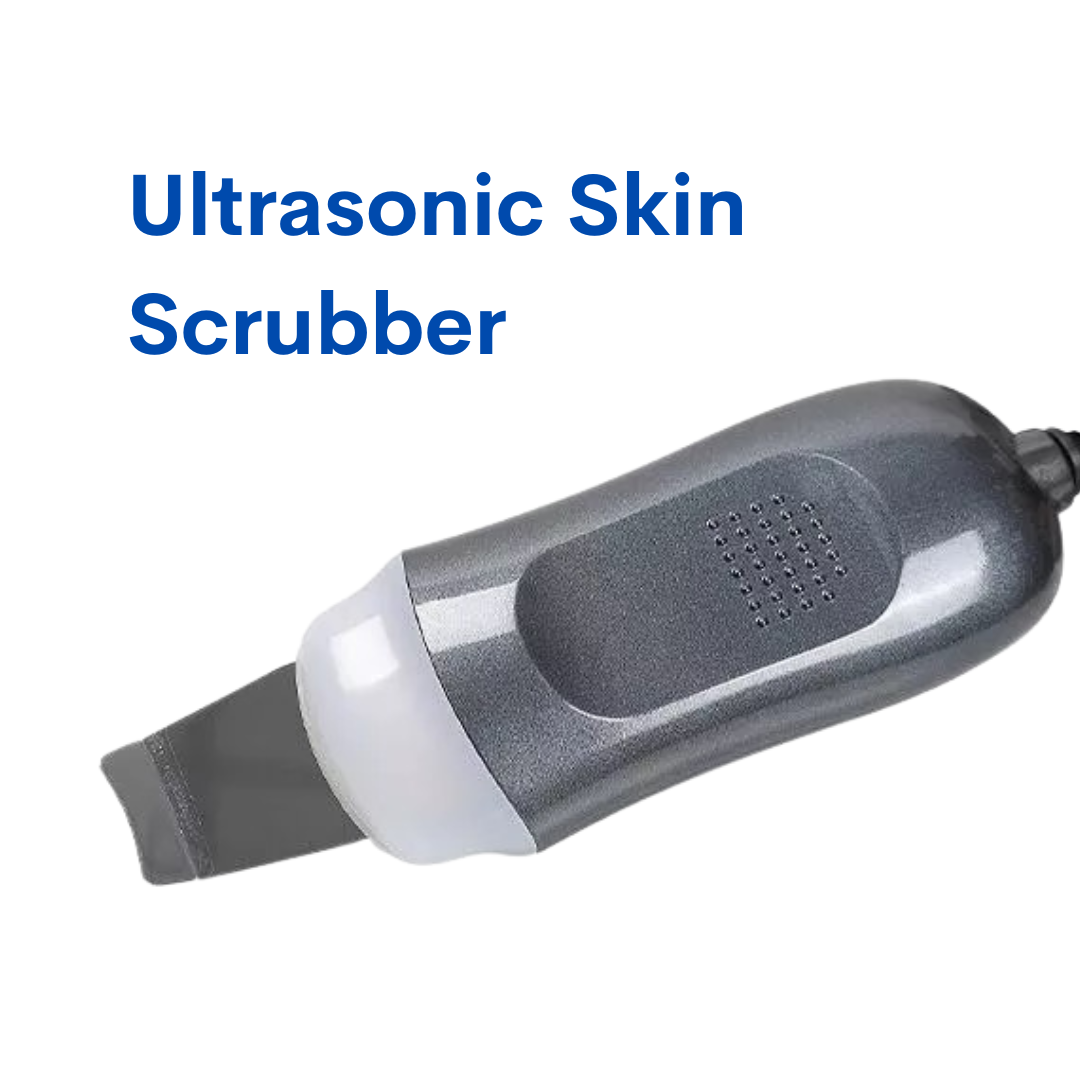 Ultrasonic Skin Scrubber Handle for Professional Hydrafacial Machine