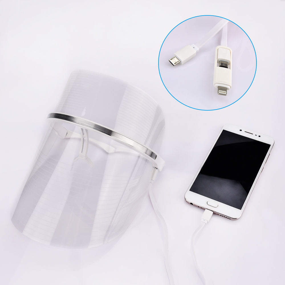 USB Rechargeable LED Light Therapy Shield