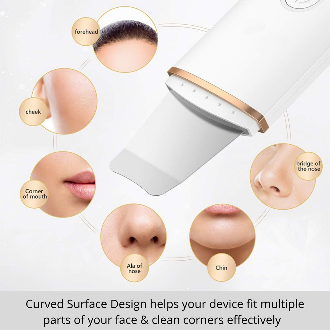 Ultrasonic Ion Skin Scrubber Treatment Function