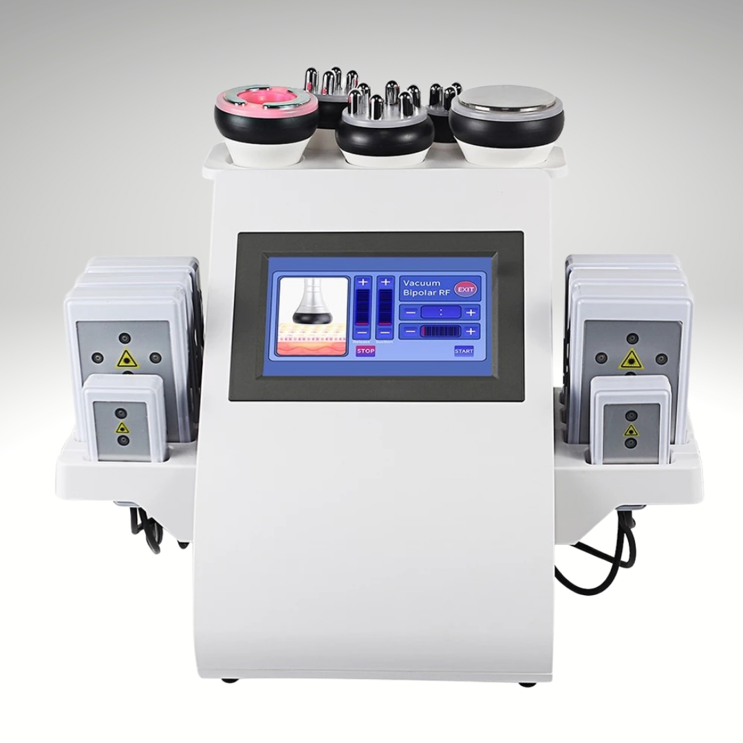 6 in 1 Ultrasonic Cavitation Machine with Lipo Laser Paddles