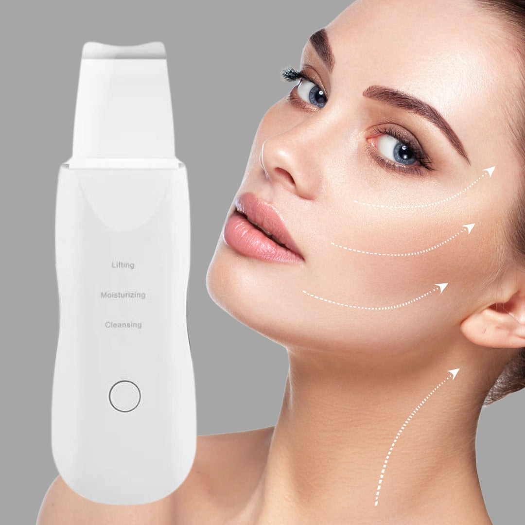 Facial Skincare Spatula White |Beautiful Skin on Face Upward Strokes 