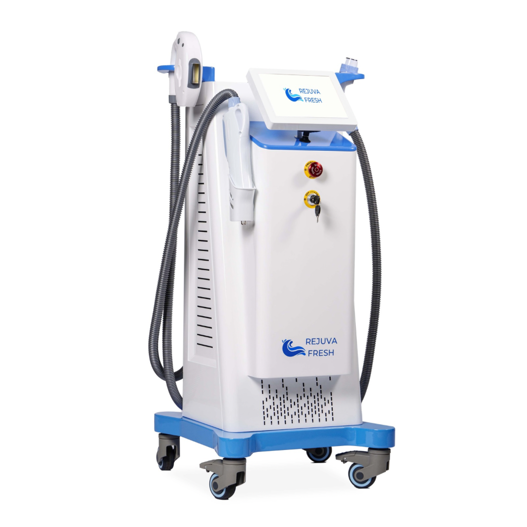 4 in 1 Multi-functional Laser with ND YAG + SHR + E-Light + RF