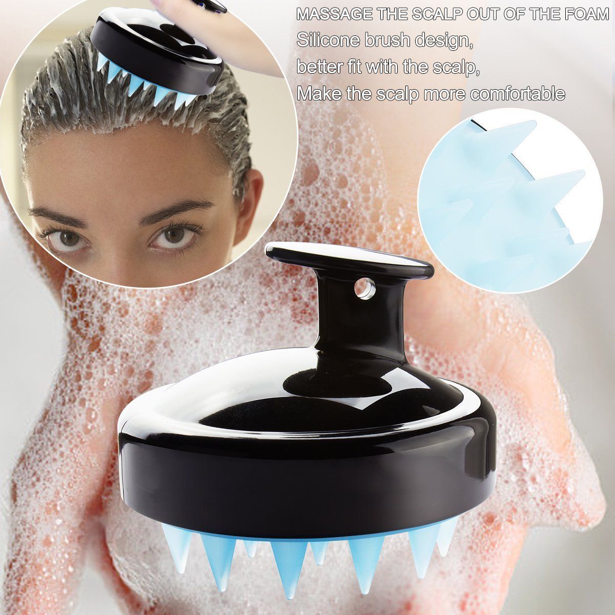 Shampoo Massage Brush Facial Device